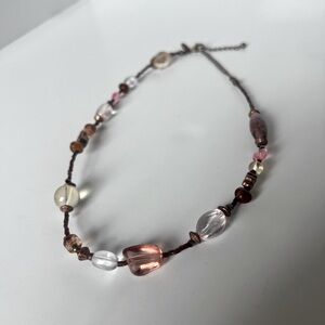 Lia Sophia Rambling Rose Bead Necklace